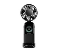 ZEPFJHE Air Cooling Fan Travel Small Desk Handheld 3600mAh Quiet 100 Speed Adjustable ABS Texture For Children Desk Fan