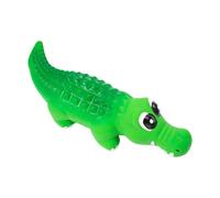 ZEPFJHE Alligators Shape Dog Chew Toy with Builtin Squeaker for Curiosity Stimulation and Energy Releasing for Indoor Outdoor Dog Chewing Teething Toy