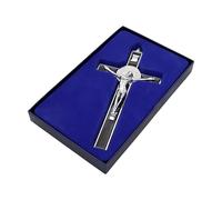 ZEPFJHE Alloy Catholic Crucifix Ornament Exquisitedly For Enhancing Home Spiritual Wall Hanging Decoration Religious Home Decoration