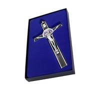 ZEPFJHE Alloy Catholic Crucifix Ornament Exquisitedly For Enhancing Home Spiritual Wall Hanging Decoration Religious Home Decoration