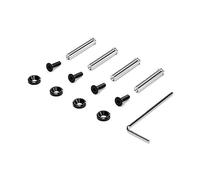 ZEPFJHE Aluminum Alloy Screw Set Colorful Anodized for Computer Case CPU Cooling Fans Screws Lock Nut 4PCS