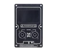 ZEPFJHE Aluminum Alloy Speakers Rear Wiring Card Speakers Connection Panel For Stage Sound Systems Subwoofer Box Applications Stage Sound Panel