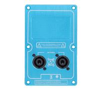 ZEPFJHE Aluminum Alloy Speakers Rear Wiring Card Speakers Connection Panel For Stage Sound Systems Subwoofer Box Applications Stage Sound Panel