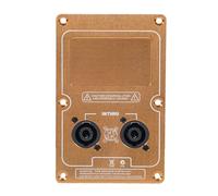 ZEPFJHE Aluminum Alloy Speakers Rear Wiring Card Speakers Connection Panel For Stage Sound Systems Subwoofer Box Applications Stage Sound Panel