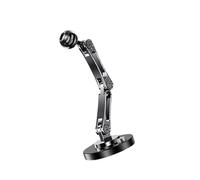 ZEPFJHE Aluminum Alloy Strong Adhesive 17mm Ball Base Car Phone Holder Mount Rack Suitable For Dashboard And Navigation Devices Tablet And Phone Stand