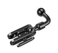 ZEPFJHE Aluminum Car Vent Extension Poles Mount 17mm Ball Adapter For Phone Holders Locking Mechanism Secures Navigation Devices Adjustable Car Vent Phone Mount