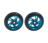 ZEPFJHE Aluminum Scooter Wheel High Elasticities PU Tires Antilock Bearing Systems High Speeds Skateboard Part PU Scooter Wheel