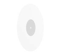 ZEPFJHE Anti Slip and Anti Statics Turntable Mats Acrylic Record Mats for Crystals Clear Sound Vinyls Record