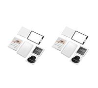 ZEPFJHE AntiGlare Screen Film Covers For Adventure Cameras Featuring BubbleFree Installation Extreme Temperature Resistance Screen Protectors