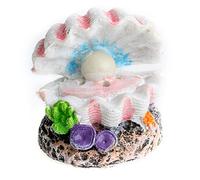 ZEPFJHE Aquarium Air Bubble Stone Coral Shells Ornaments Fish Tanks Decorations Artificial Resin Decor Safe And Heater Light Thermometers Gravel Sand Filter Tank Filter Light Heater Stand