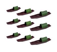 ZEPFJHE Aquarium Landscape Canoes Floating Boats Aquariums Decorations Art Terrarium Habitat Ornaments Photo Props Floating FishTank Decoration