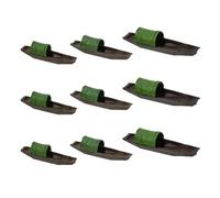 ZEPFJHE Aquarium Landscape Canoes Floating Boats Aquariums Decorations Art Terrarium Habitat Ornaments Photo Props Floating FishTank Decoration