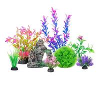ZEPFJHE Aquarium Landscape Grass Aquariums Decorations Art Terrarium Habitat Ornaments Photo Props Fish Tanks Ornaments