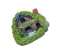 ZEPFJHE Aquariums Landscape Artificial House Cave Fish Tanks Landscaping For Shrimp Breeding Landscape Ornaments Craft Small Aquariums Decoration