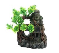 ZEPFJHE Aquariums Landscape Tree Building Fish Tanks Landscaping For Shrimp Breeding Landscape Ornaments Ancient Craft Aquarium Decoration