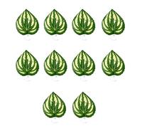 ZEPFJHE Artificial Leaves Decorative Plant With Suction Cup Colorful Leaf Decors For Fish Tanks Ornaments Plant For Terrarium Aquarium Decorations Large Small