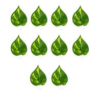 ZEPFJHE Artificial Leaves Decorative Plant With Suction Cup Colorful Leaf Decors For Fish Tanks Ornaments Plant For Terrarium Aquarium Decorations Large Small