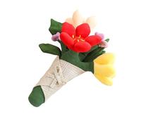 ZEPFJHE Artistic Bouquet Floral Plush Toy Multipurpose Decoration Safe Washable for Bedroom Living Room Easy Clean Stuffed Plant Toy