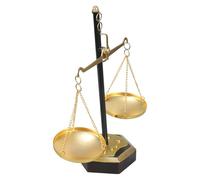 ZEPFJHE Artistic Metal Weighing Scale Decoration Ornament Antique Balance Statue For Home And Lawyer Office Desktop Shelf Justice Decoration