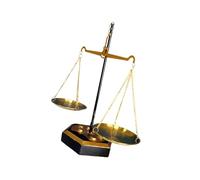 ZEPFJHE Artistic Metal Weighing Scale Decoration Ornament Antique Balance Statue For Home And Lawyer Office Desktop Shelf Justice Decoration
