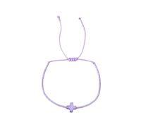 ZEPFJHE Artistics Multicolor Crosses Bead Sturdy Alloy Mixed Materials For Long Time Comfortable Wear Adjustable Fit Colorful Beaded