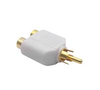 ZEPFJHE Auditory Y Adapter Splitter Cable Adapter1 Male To 2 Female For Extending Video Cables Connectors 1PC Video Converter