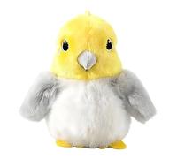 ZEPFJHE Automatic Moving Plush Parrots Toy with Double Color Design to Stimulate Cats Instincts Automatic Puss Down Toy