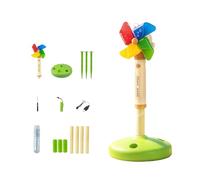 ZEPFJHE Automatic Windmill Blower Toy LED Lights, Yellow regular versi