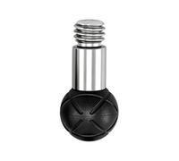 ZEPFJHE Ball Head Mount Adapter with Rubber Coating for Car, 6061 17mm