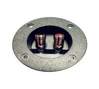 ZEPFJHE Banana Socket Speakers Terminals Connection Box Accessories Coppers Junction Clip Round Junction Box Sound Terminals Cup