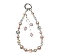 ZEPFJHE Beaded Phone Lanyard Fashion Charm Strap Multiple Use Accessories For Keychain Smartphone Decoration Everyday Use Multifunctional Wrist Strap