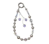 ZEPFJHE Beaded Phone Lanyard Fashion Charm Strap Multiple Use Accessories For Keychain Smartphone Decoration Everyday Use Multifunctional Wrist Strap