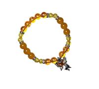 ZEPFJHE Beautiful Crystal With Butterfly Pendant Beaded Handchain Everyday Wear Jewelry Party And Celebration Accessory Sweet Design Jewelry