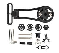 ZEPFJHE Bicycles Handlebars Extended Bracket Aluminum Alloys Computer Holder Adjustable Speedometers Extension Bracket Light Weight Aluminum Alloys Computer Holder