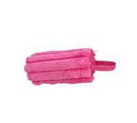 ZEPFJHE Big Capacity Plush Pencil Case with Handle Spacious Compartment Portable Pens Pouches Pencils Bag for Student Teen Women Soft School Pencil Pouches