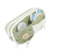 ZEPFJHE Big Capacity Polyes Encil Case 8 Compartments Pen Organiser Pouches Multilayer Pencil Bag for Student Teen Adult Heavy Duty Pencil Organiser for Work and Study