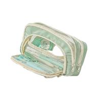 ZEPFJHE Big Pencil Case Large Capacity Pen Pouches Portable Pen Organizers Storage Bag Travel Makeup Pouches for Student Teen Office School Supply Organizer