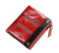 ZEPFJHE Blocking Leather Wallet for Men with Coin Pocket Vintage Business Credit Card Holder