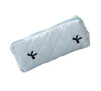 ZEPFJHE Bowknot Pattern Pencil Case for Student Girl Women Large Capacity Pen Pouches Pencil Organizers Bag Travel Cosmetic Floral Desktop Storage