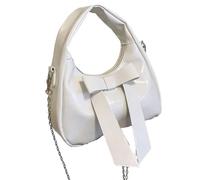 ZEPFJHE Bowknot Purses for Women Small Crossbody Bags Pu Leather Shoulder Bags Hoboes Handbag with Adjustable Strap