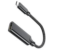 ZEPFJHE Braided USB Type C Converter Video Transmission Adapter 4K@30Hz Video Output For Enables Smartphones Tablets Computers Aluminum USB C Adapter