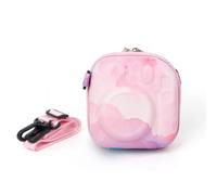 ZEPFJHE Camera Carrying Case Hard Camera Storage Bag with Shoulder Straps for mini7+/8/9/12 Camera Gradients Colour