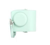 ZEPFJHE Camera Case PU Leather Soft Covers Bag for Mini12 Film Camera Bag with Shoulder Straps