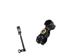 ZEPFJHE Camera Handlebar Mount For Bike Motorcycle Durability Aluminum Holder Compatibility For 28-38mm Handlebar Extension Rod Bike Camera Mount