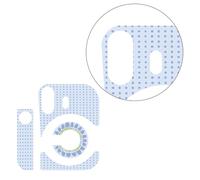 ZEPFJHE Camera Sticker Dotted Design Camera Decals Trendy Dot Stickers Lightweight Personalize Your Shots Suitable for Mini12