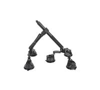 ZEPFJHE Car Suction Cup Mount Set With Invisible Selfie Stick Ball Head Adapter For Action Camera Accessories Aluminum Camera Car Mount