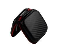 ZEPFJHE Carbon Fibers Waterproof Carrying Case Storage Pouches Cable Management Bag For Headphones And Charging Data Line Organizers