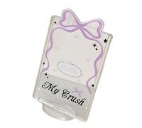 ZEPFJHE Card Protective Covers with Holder Base for Protecting and Organizing Your Card Sleeves Clear Holder Clear Sleeve