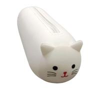 ZEPFJHE Cartoon Animal Pencil Case Big Capacity Silicone Pen Pouches Pencil Bag Travel Makeup for Women Girl Student Kid Soft Silicone