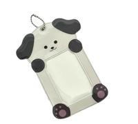 ZEPFJHE Cartoon Animal Photo Card Sleeve Water Resistant PVC Covers 3Inch Case Protectors for Bag Charm Travel Card Protector